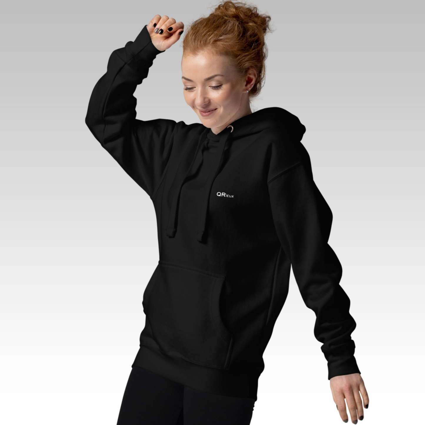 Sweat "J'aime les Q...Rieuses" Noir