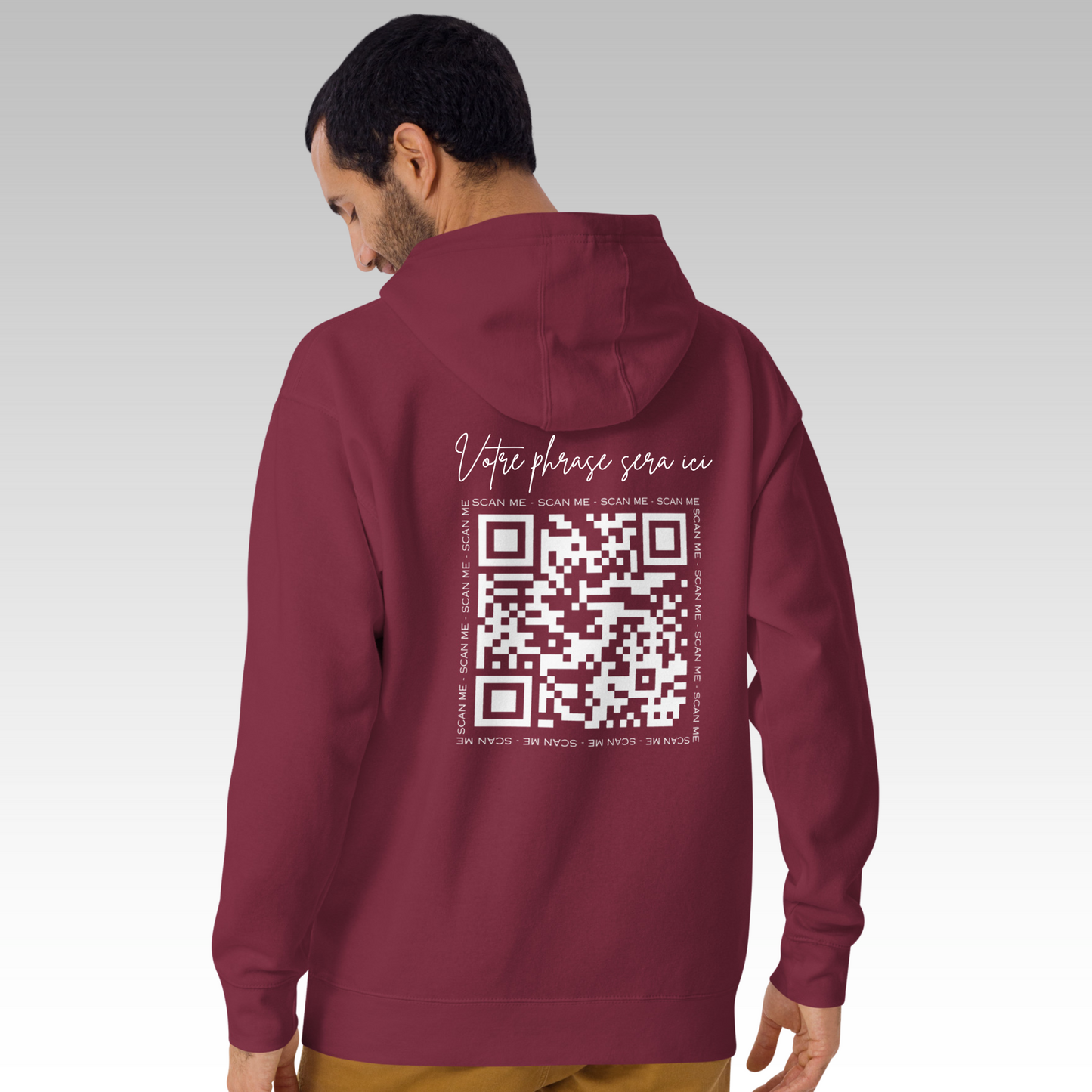 Sweat Personnalisable Bordeaux