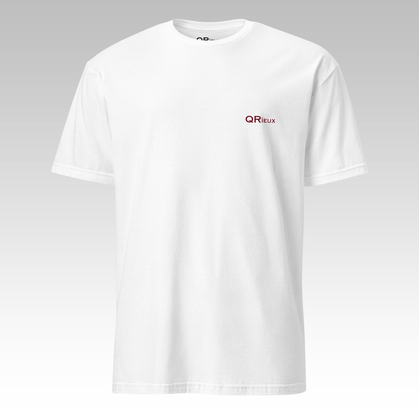 T-Shirt Personnalisable Blanc/Bordeaux