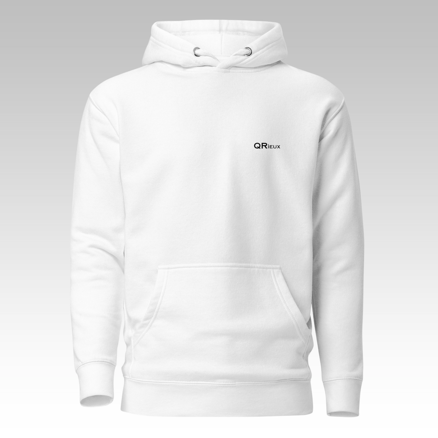 Sweat "Sois QRieux" Blanc