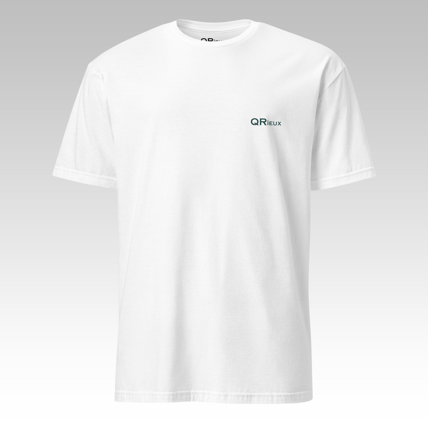 T-Shirt "J'aime les Q...Rieuses" Blanc/Vert